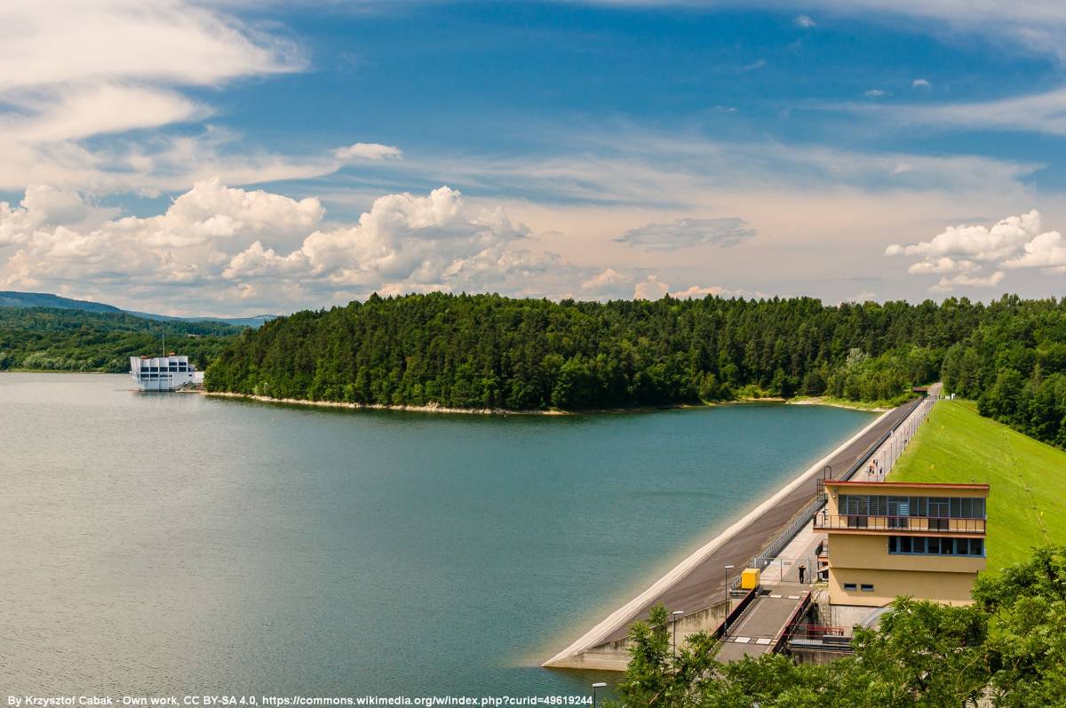 Jezioro Dobczyckie - zapora wodna w dobczycach 3