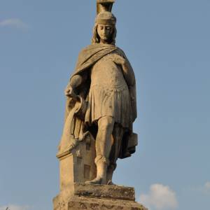 Figura św. Floriana w Lelowie - figura sw floriana w lelowie 2