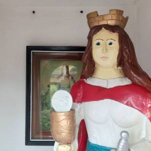 Kapliczka św. Barbary w Sławkowie - kapliczka sw barbary w slawkowie 6