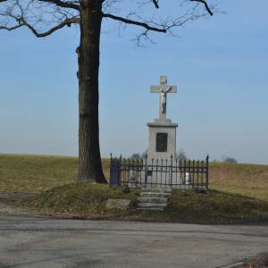 Krzyż przydrożny w Księżym Lesie - dsc 6465