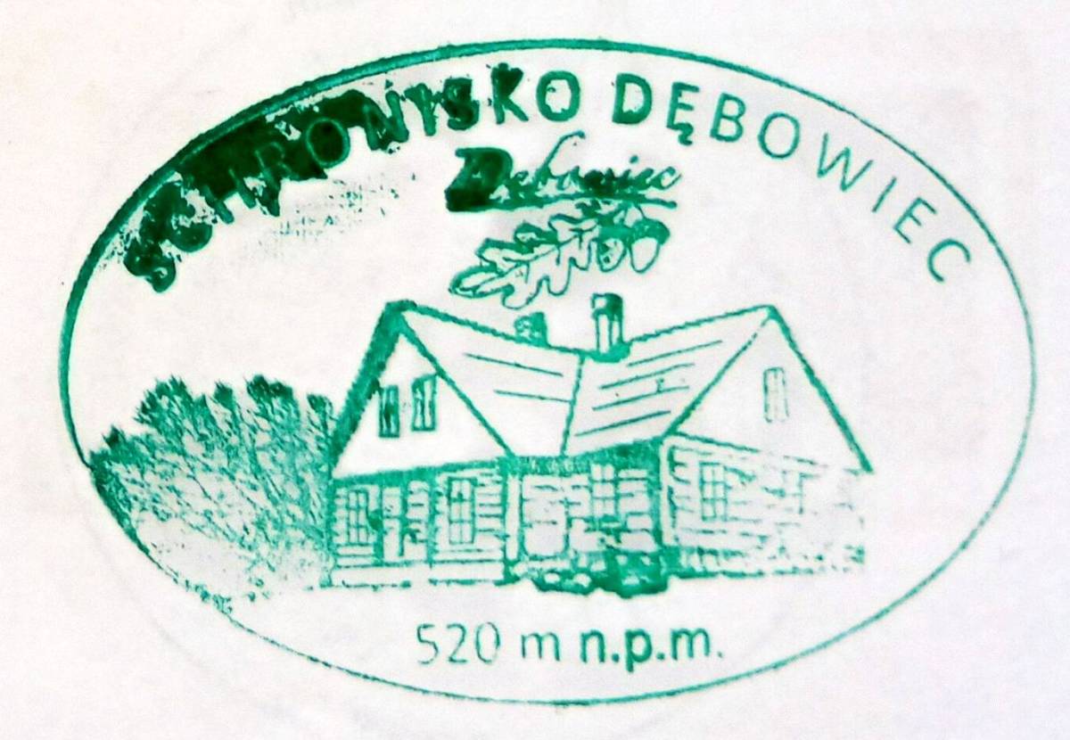 Pieczątka ze Schroniska na Dębowcu