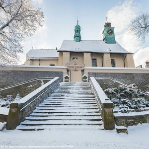 Bazylika św. Anny na Górze św. Anny - schody do sanktuarium na gorze sw anny