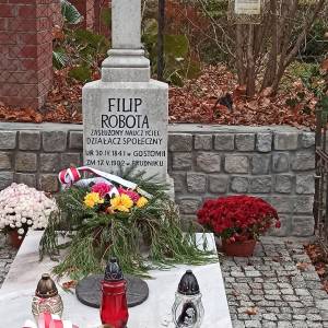 Mogiła Filipa Roboty w Prudniku - mogila filipa roboty w prudniku 2
