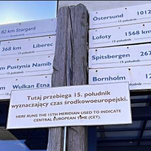 15 południk w Trzęsaczu - 15 poludnik w trzesaczu