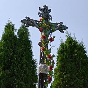 Krzyż przydrożny w Wąsoszu - krzyz przydrozny w wasoszu 10