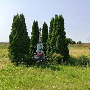 Krzyż przydrożny w Wąsoszu - krzyz przydrozny w wasoszu 2
