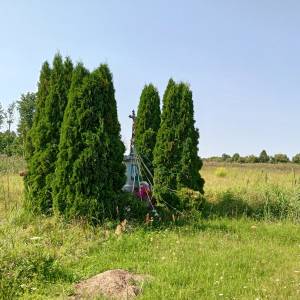 Krzyż przydrożny w Wąsoszu - krzyz przydrozny w wasoszu 3