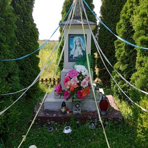 Krzyż przydrożny w Wąsoszu - krzyz przydrozny w wasoszu 6