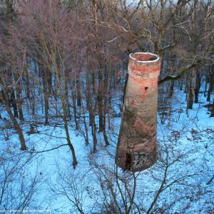 Ruiny wieży widokowej na Szyndzielni - wieza widokowa na szyndzielni aussichtsturm fockeberg