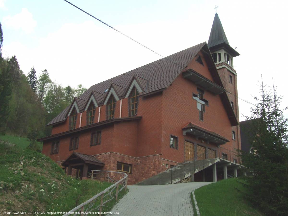 Kościół pw. Stygmatów św. Franciszka z Asyżu w Koszarawie Bystrej - koszarawa bystra church