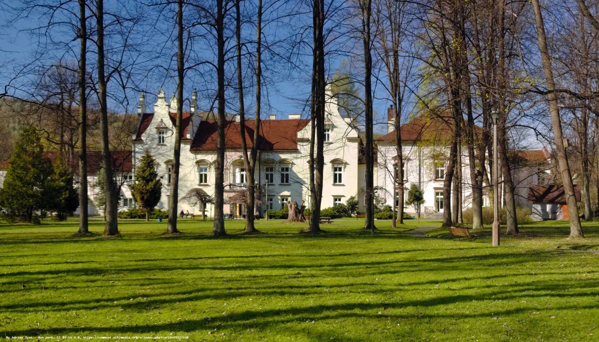 Park pałacowy w Rajczy - park palacowy w rajczy 4