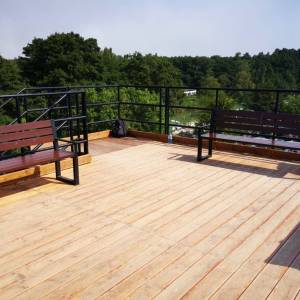 Wieża widokowa i pomost przy Jeziorze Łebsko w Rąbce - wieza widokowa i pomost przy jeziorze lebsko w rabce3