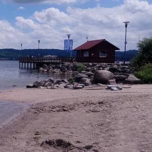 Plaża nad Jeziorem Żarnowieckim w Nadolu - plaza nad jeziorem zarnowieckim w nadolu 2