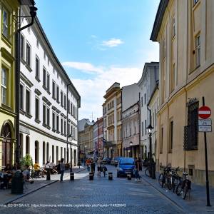 Ulica Stolarska w Krakowie - stolarska street view to s old town krakow poland