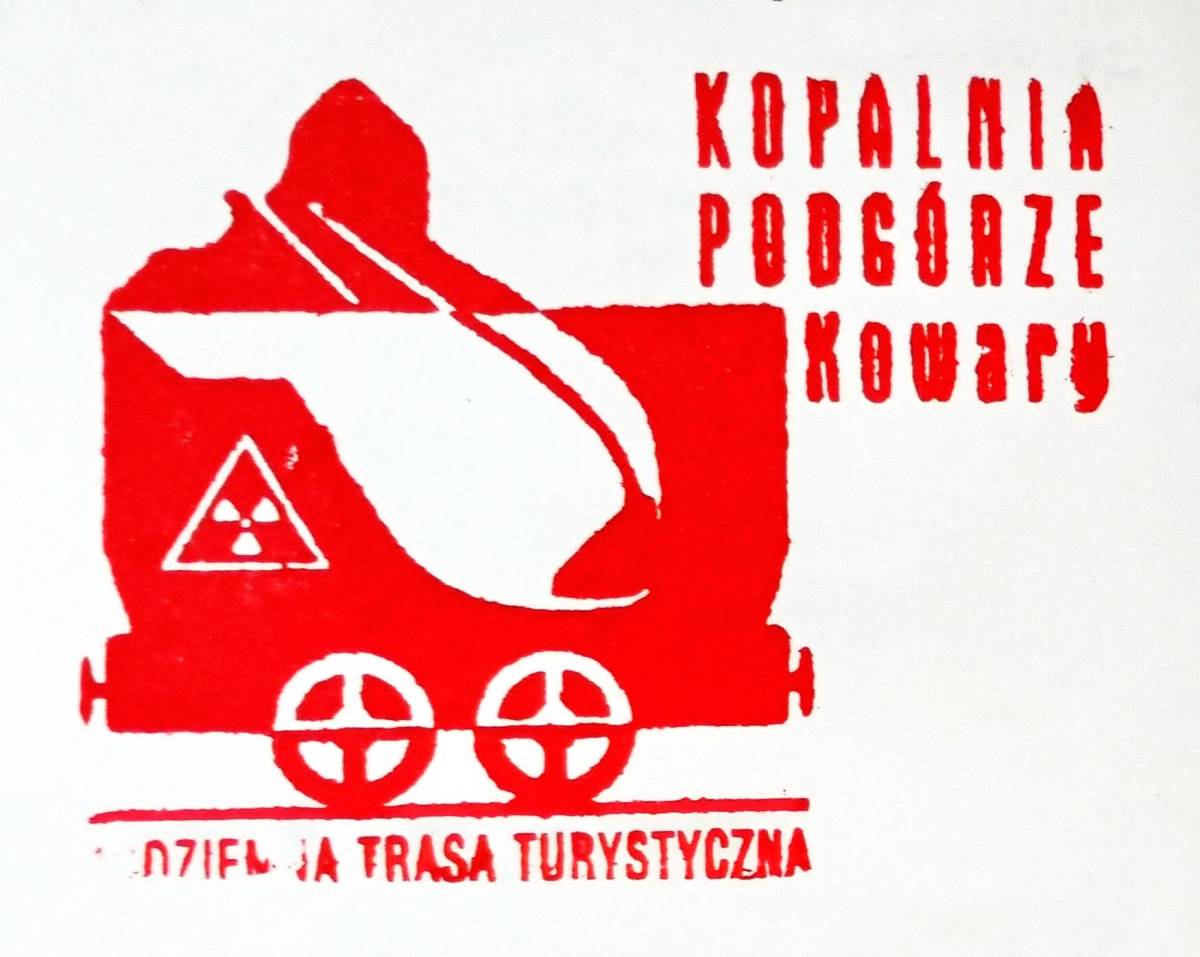 Pieczątka pamiątkowa z Kopalni Podgórze w Kowarach