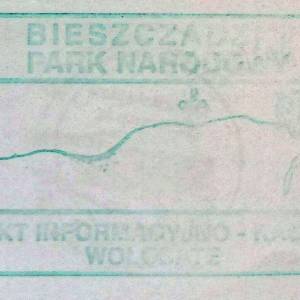 Punkt kasowy BdPN w Wołosatem - pieczatka bpn wolosate