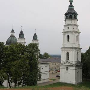 Dzwonnica przy bazylice Narodzenia Najświętszej Maryi Panny w Chełmie - chelm dzwonnica widok od pn zach