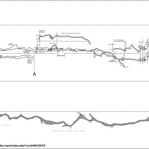 Jaskinia Kasprowa Niżnia - jaskinia kasprowa niznia przekroj
