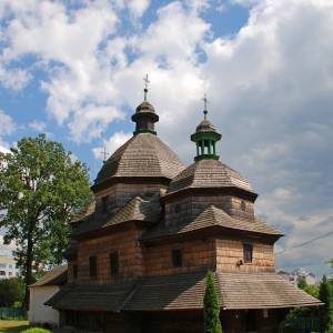 Cerkiew Trójcy Świętej w Żółkwi - 46 227 0015 zhovkva wooden church rb