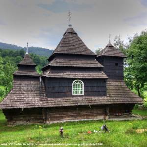 Cerkiew Świętego Michała Archanioła w Użoku - wooden church st michael of ushok ukraine