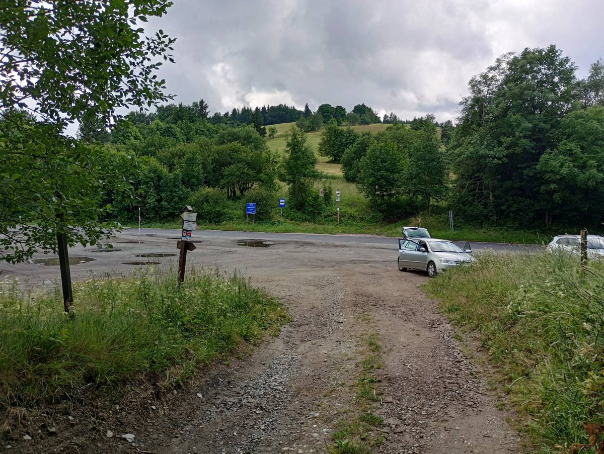 Przełęcz Kowarska (727 m n.p.m.) - przelecz kowarska 7