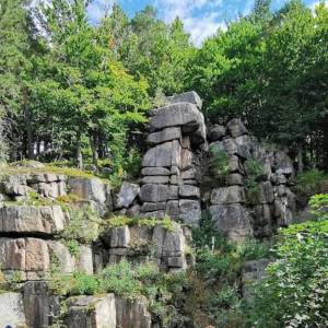 Dziurawa Skała w Przesiece - dziurawa skala w przesiece 3