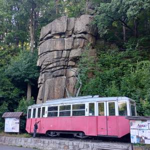Zabytkowy tramwaj w Podgórzynie - zabytkowy tramwaj w podgorzynie 3