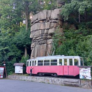Zabytkowy tramwaj w Podgórzynie - zabytkowy tramwaj w podgorzynie 4