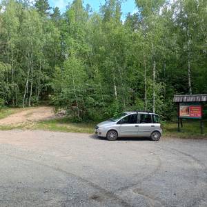 Parking na Przełęczy Karpnickiej - parking na przeleczy karpnickiej 5