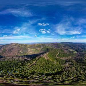 Beskid Śląski - malinow aerial pano 360