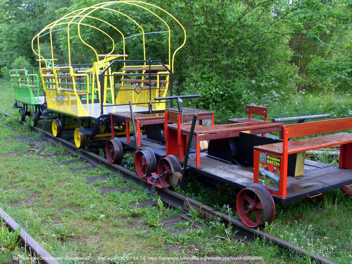 Białowieskie Drezyny Rowerowe - bialowieza towarowa drezyny