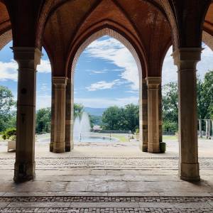 Kamieniec Ząbkowicki - zespół architektoniczno-krajobrazowy - kamieniec zabkowicki kruzganek