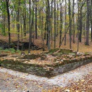 Park pałacowy w Kamieńcu Ząbkowickim - kamieniec schlosspark jagdhutte