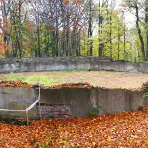 Park pałacowy w Kamieńcu Ząbkowickim - kamieniec schlosspark wasserreservoir 2