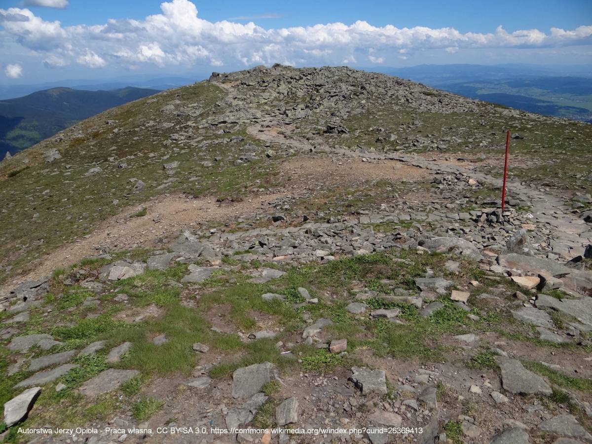 Siodło Bończy (ok. 1718 m n.p.m.) - babia gora bg2 5