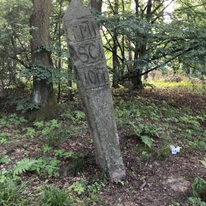 Słup graniczny nr 5 Granicy św. Jana - duchy of nysa relict border stone 01