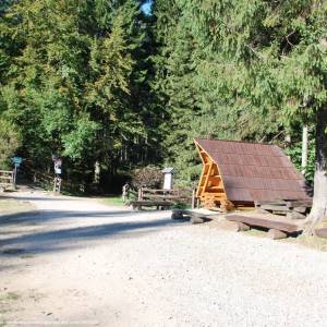 Polana Krowiarki - enter to the babia gora national park in krowiarki pass
