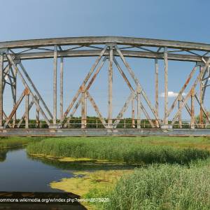 Rzeka Biebrza - biebrza rail bridge