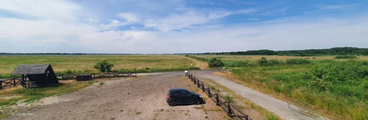 Parking przy ścieżce Olszynki - sciezka przyrodnicza olszynki parking