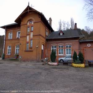 Dawny dworzec kolejowy Siekierki - siekierki zackerick alt rudnitz 13 02 2011 ap 15
