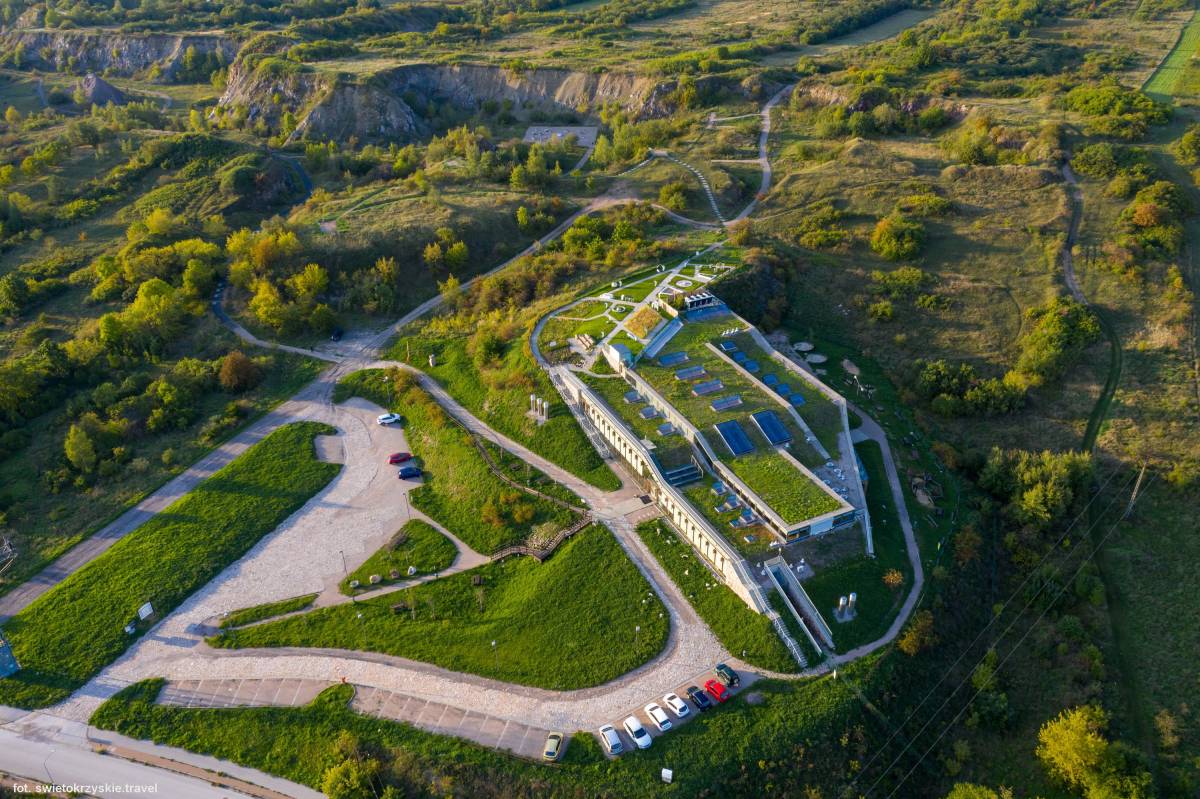 Geonatura Kielce - centrum geoedukacji w kielcach z lotu ptaka