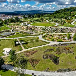 Ogród Botaniczny w Kielcach - ogrod botaniczny w kielcach z lotu ptaka 1