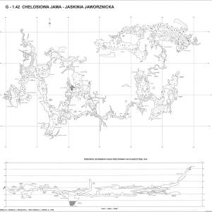 Chelosiowa Jama – Jaskinia Jaworznicka - chelosiowa jama jaskinia jaworznicka plan