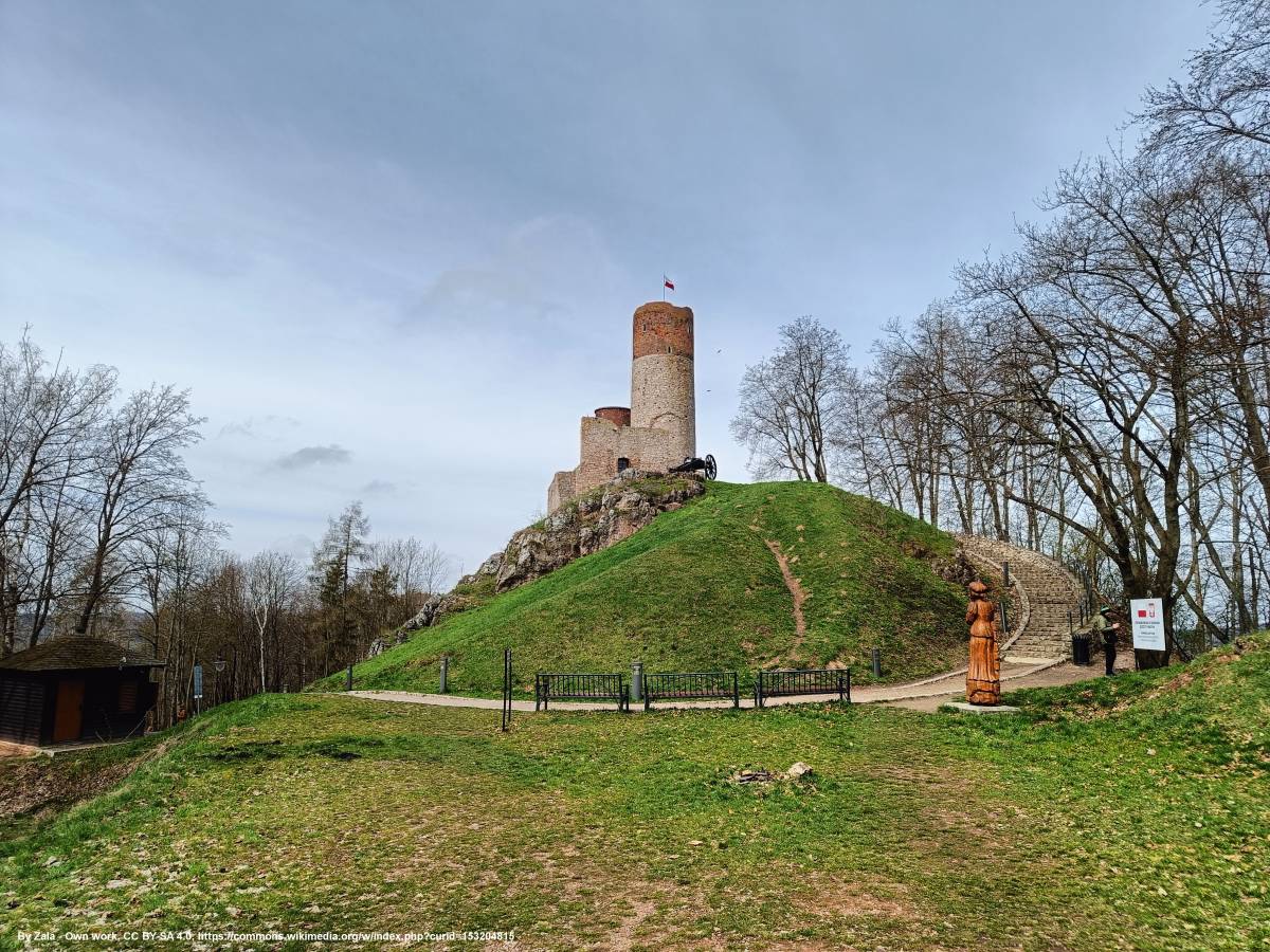 Góra Zamkowa (360 m n.p.m.) - checiny zamek 36