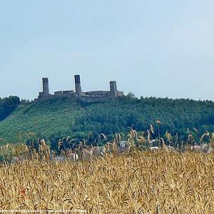 Góra Zamkowa (360 m n.p.m.) - checiny zamek 