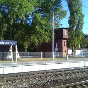 Wieża ciśnień w Międzyzdrojach - dworzec kolejowy miedzyzdroje i wieza cisnien czerwiec 2018