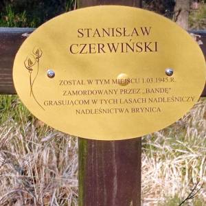 Miejsce zamordowania leśniczego Stansława Czerwińskiego - miejsce zamordowania lesniczego stanslawa czerwinskiego 2