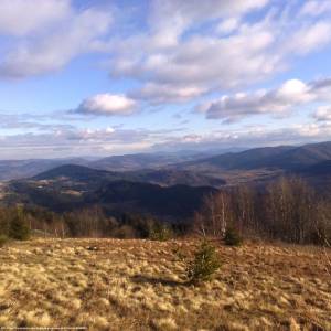 Beskid Makowski - kiczora wido na beskid makowski