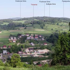 Beskid Makowski - pasmo koskowej gory panorama bm3