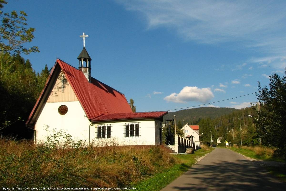 Kaplica pw. Miłosierdzia Bożego w Nickulinie (Rajcza) - rajcza nickulina kaplica 2007